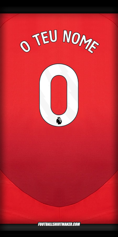 Camisola Manchester United 2024/2025 -  o teu nome - 0