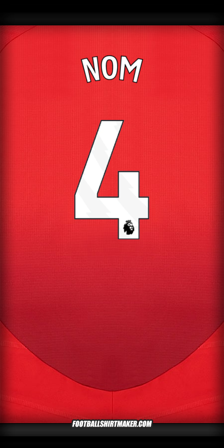 Maillot Manchester United 2024/2025 -  nom - 4