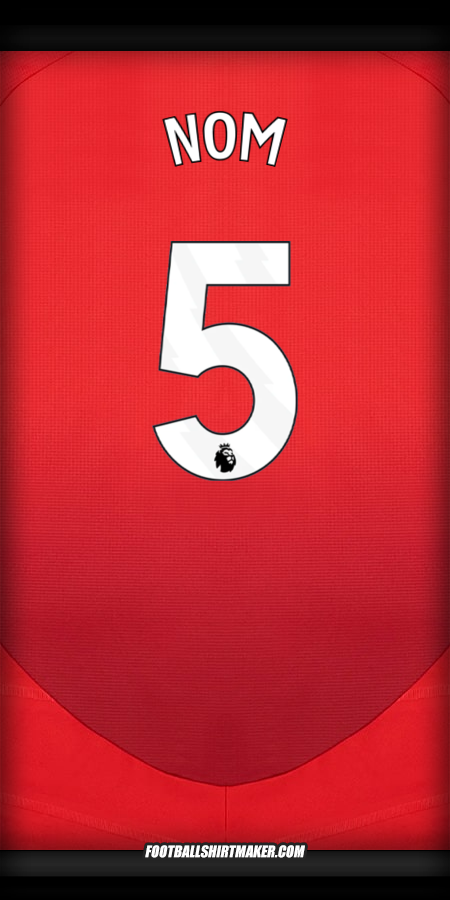 Maillot Manchester United 2024/2025 -  nom - 5
