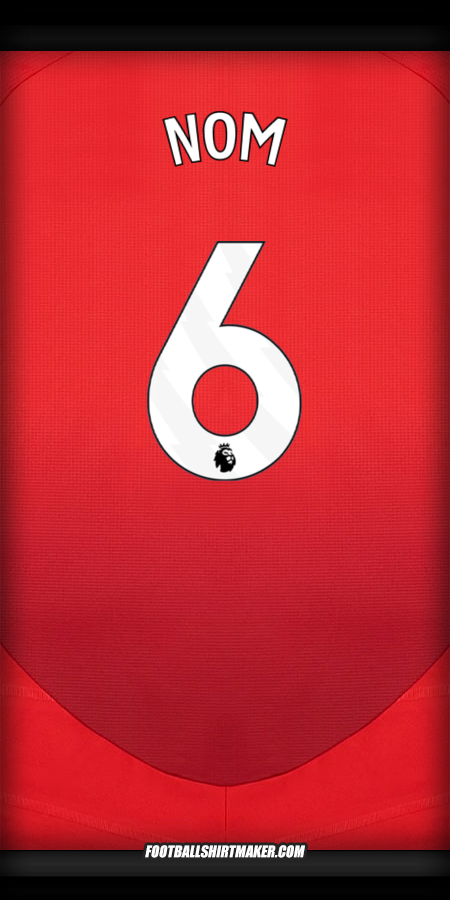 Maillot Manchester United 2024/2025 -  nom - 6