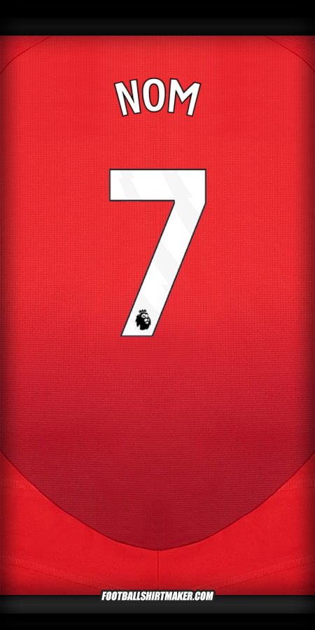 Maillot Manchester United 2024/2025 -  nom - 7