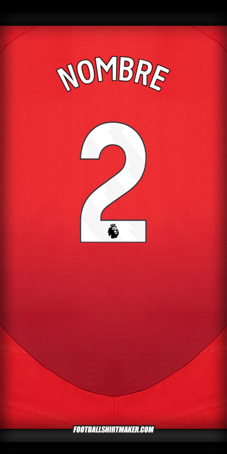 Jersey Manchester United 2024/2025 -  nombre - 2