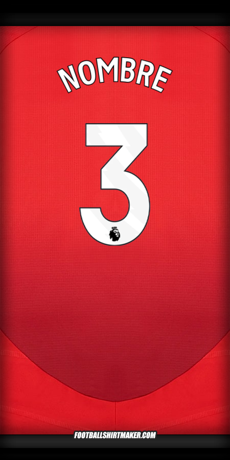 Jersey Manchester United 2024/2025 -  nombre - 3