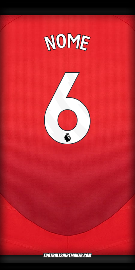Camisa Manchester United 2024/2025 -  nome - 6