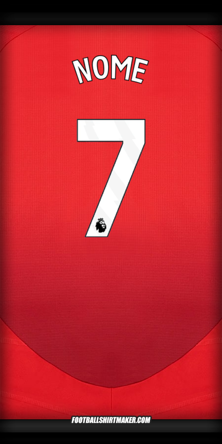Camisola Manchester United 2024/2025 -  nome - 7