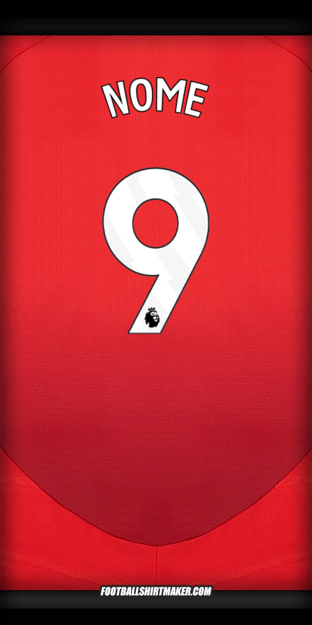Camisa Manchester United 2024/2025 -  nome - 9