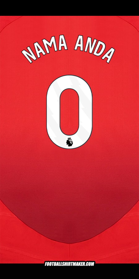 Jersey Manchester United 2024/2025 -  nama anda - 0