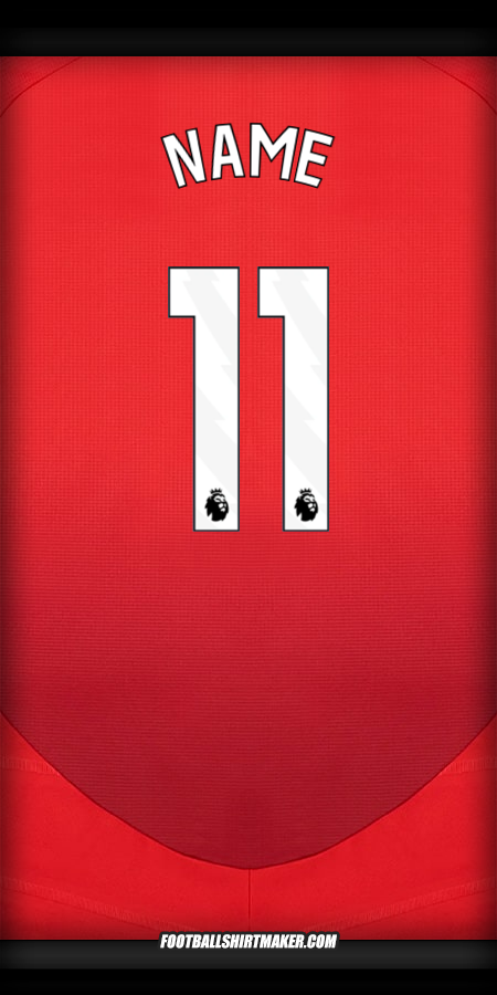 Trikot Manchester United 2024/2025 -  name - 11