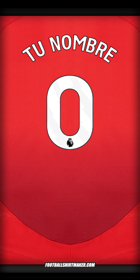 Camiseta Manchester United 2024/2025 -  tu nombre - 0