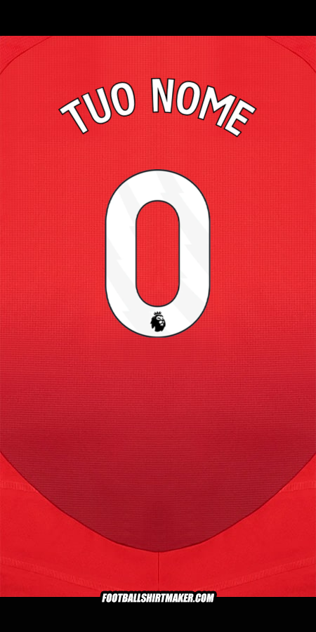 Maglia Manchester United 2024/2025 -  tuo nome - 0