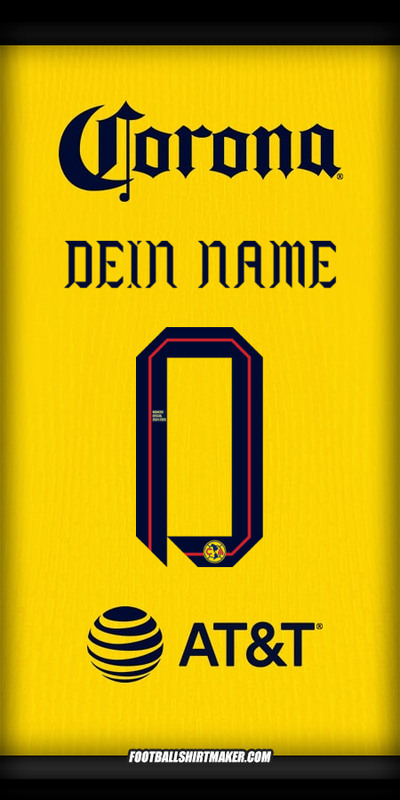Trikot Club America 2024/2025 -  dein name - 0