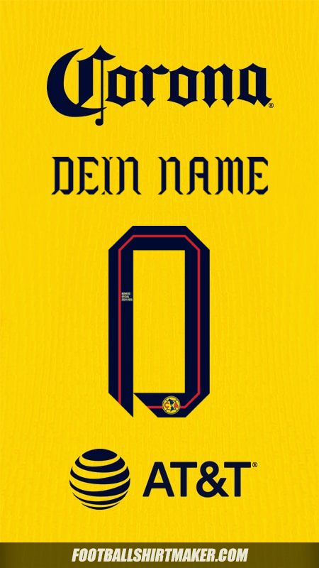 Trikot Club America 2024/2025 -  dein name - 0