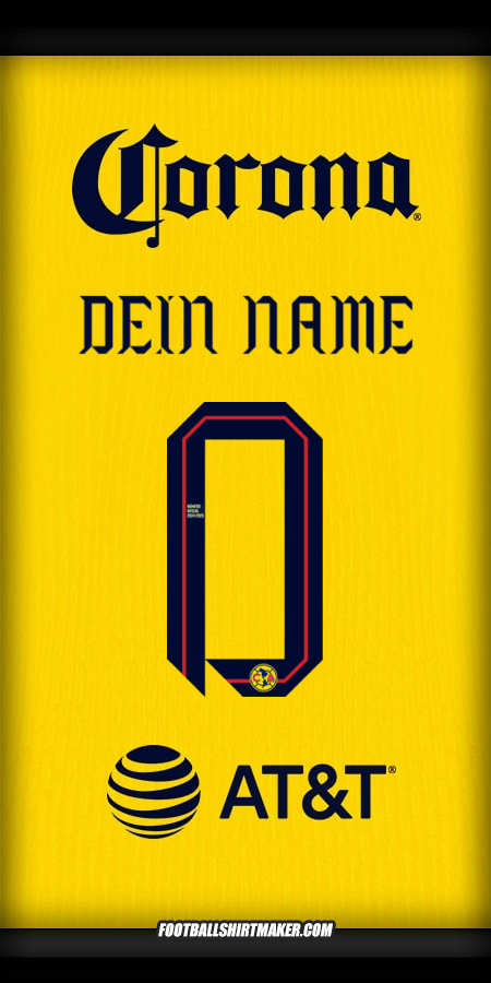 Trikot Club America 2024/2025 -  dein name - 0