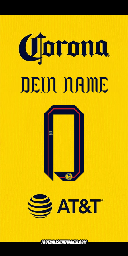 Trikot Club America 2024/2025 -  dein name - 0