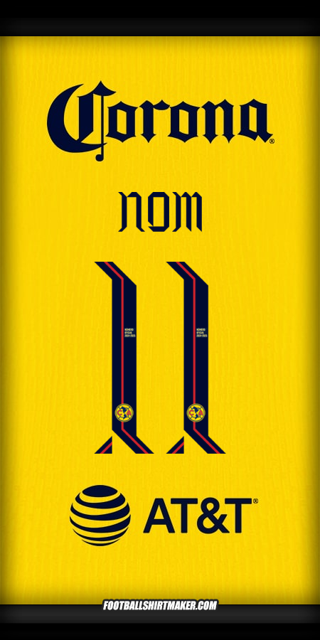 Maillot Club America 2024/2025 -  nom - 11