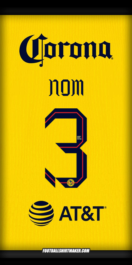 Maillot Club America 2024/2025 -  nom - 3