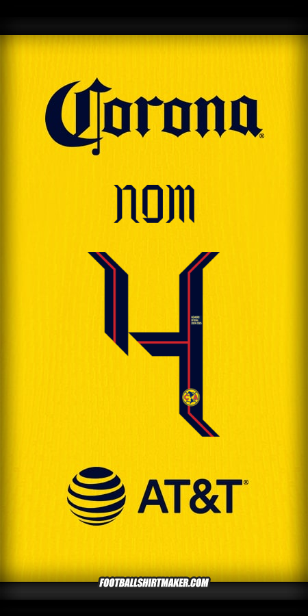 Maillot Club America 2024/2025 -  nom - 4