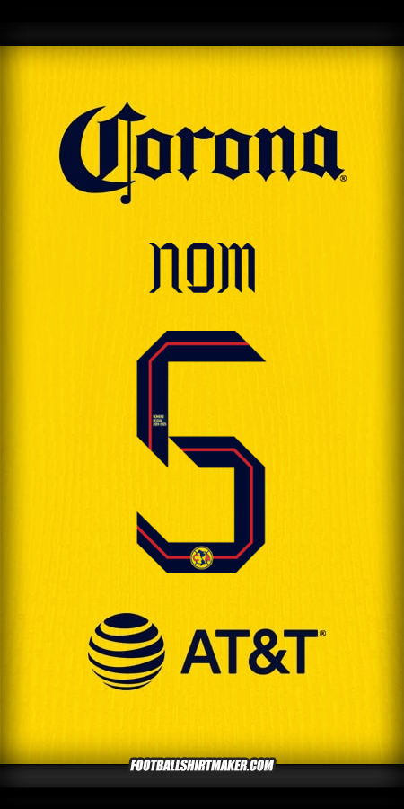 Maillot Club America 2024/2025 -  nom - 5