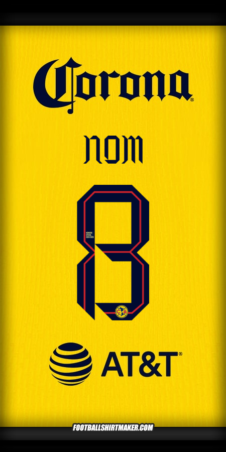 Maillot Club America 2024/2025 -  nom - 8