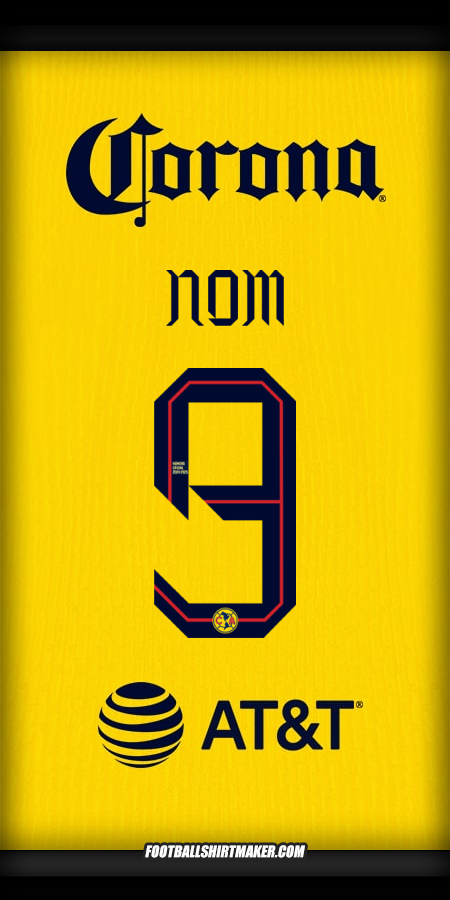 Maillot Club America 2024/2025 -  nom - 9
