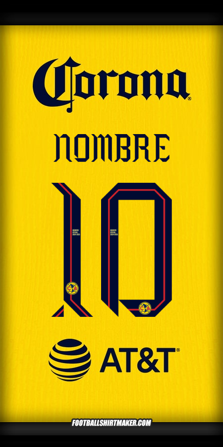 Jersey Club America 2024/2025 -  nombre - 10