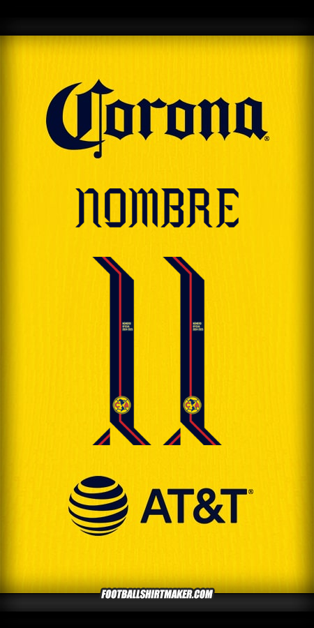 Jersey Club America 2024/2025 -  nombre - 11