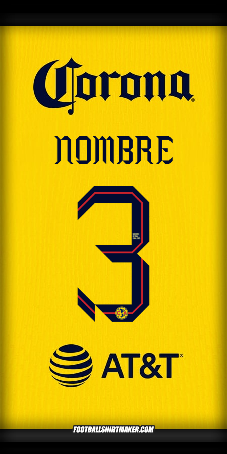 Jersey Club America 2024/2025 -  nombre - 3
