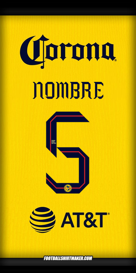 Jersey Club America 2024/2025 -  nombre - 5