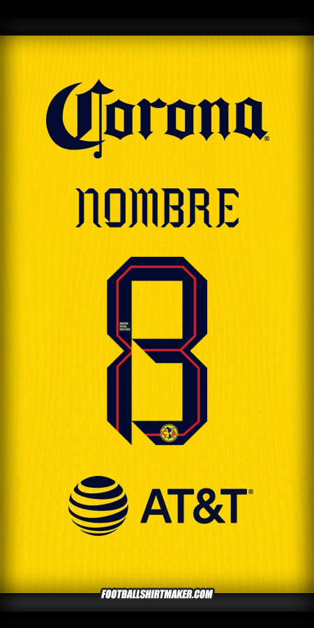 Jersey Club America 2024/2025 -  nombre - 8