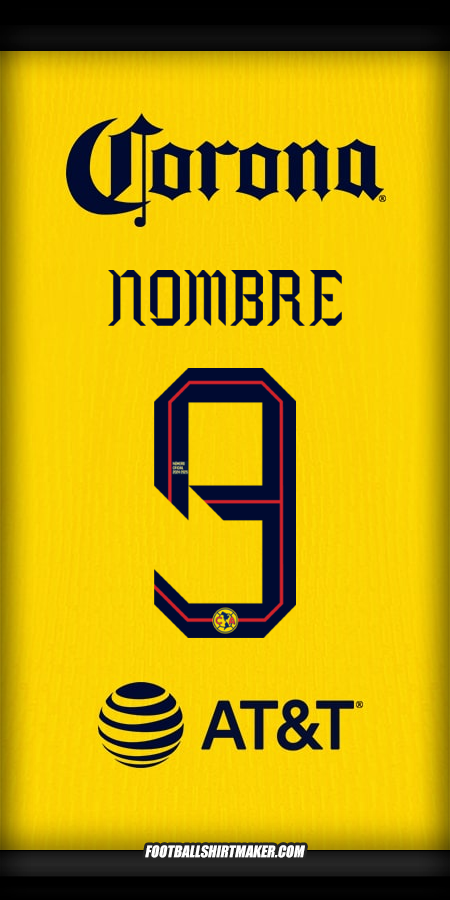 Jersey Club America 2024/2025 -  nombre - 9