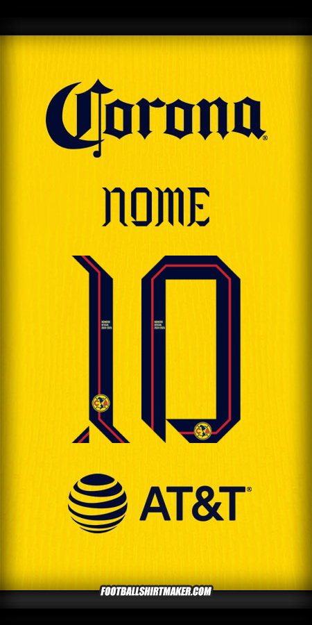 Maglia Club America 2024/2025 -  nome - 10
