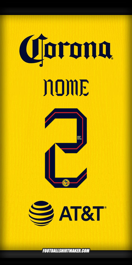 Maglia Club America 2024/2025 -  nome - 2