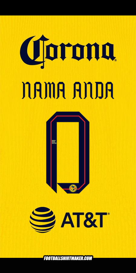 Jersey Club America 2024/2025 -  nama anda - 0