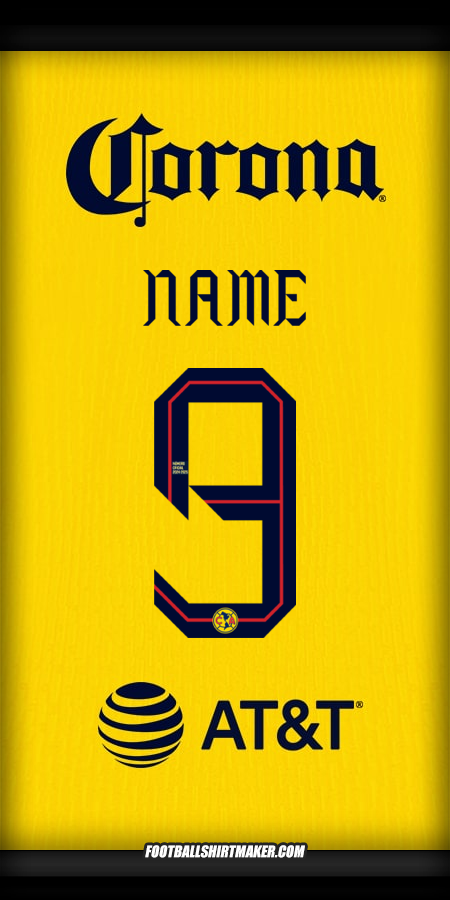 Trikot Club America 2024/2025 -  name - 9