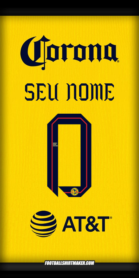 Camisa Club America 2024/2025 -  seu nome - 0