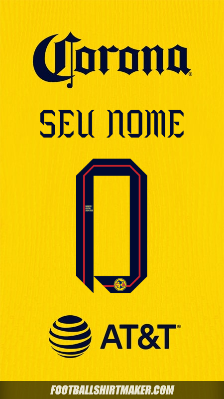 Camisa Club America 2024/2025 -  seu nome - 0