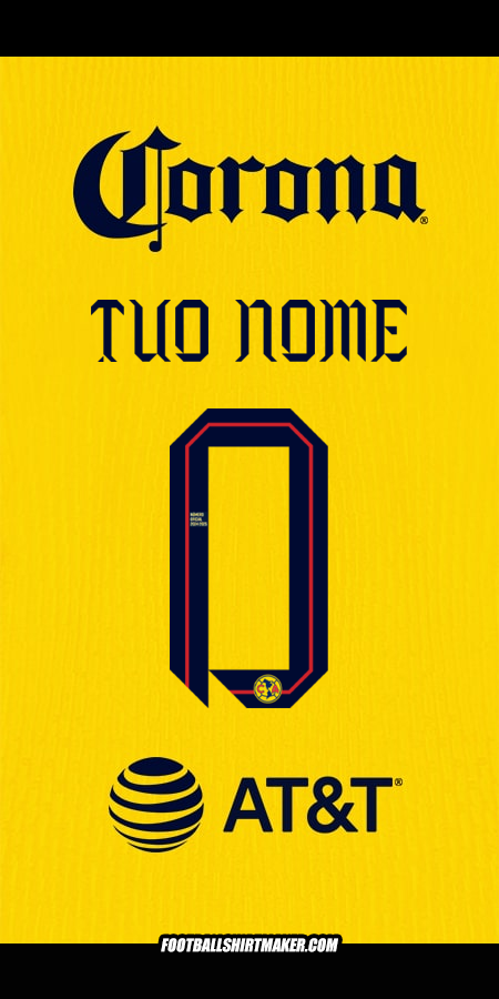 Maglia Club America 2024/2025 -  tuo nome - 0