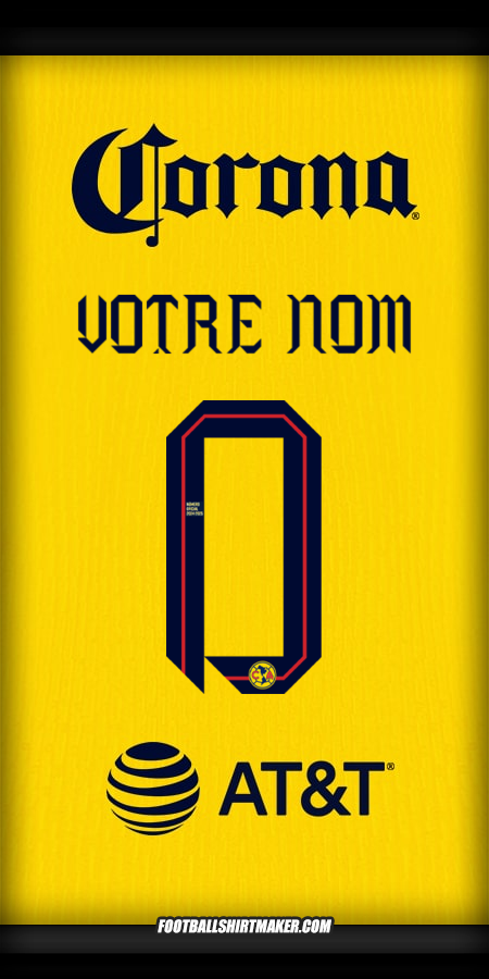 Maillot Club America 2024/2025 -  votre nom - 0