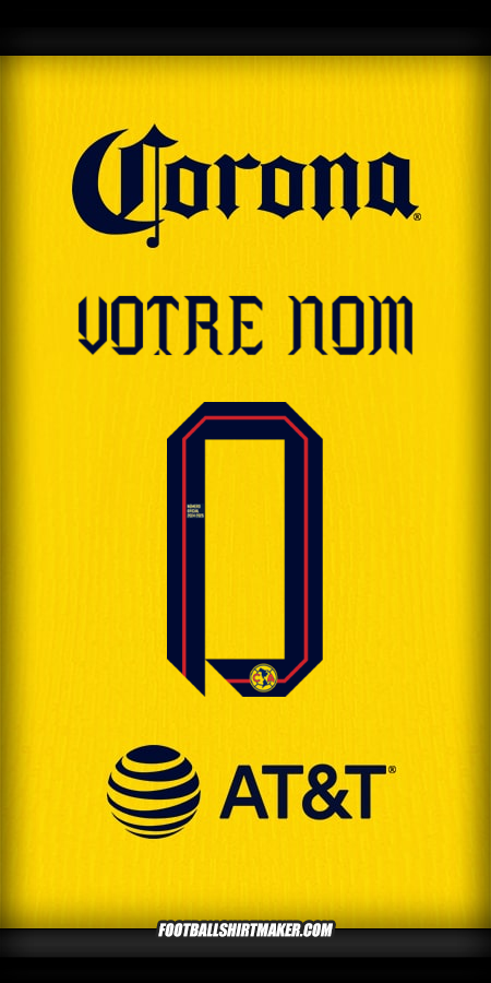 Maillot Club America 2024/2025 -  votre nom - 0