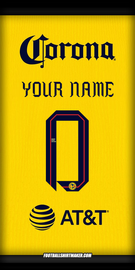 Shirt Club America 2024/2025 -  your name - 0