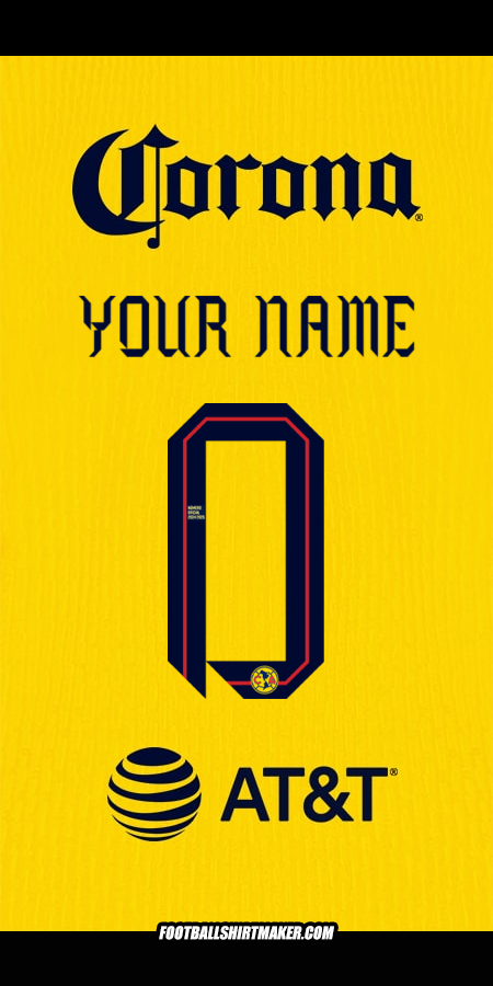 Shirt Club America 2024/2025 -  your name - 0