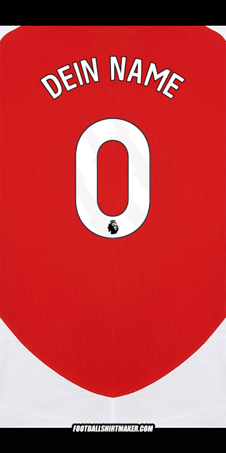 Trikot Arsenal 2024/2025 -  dein name - 0