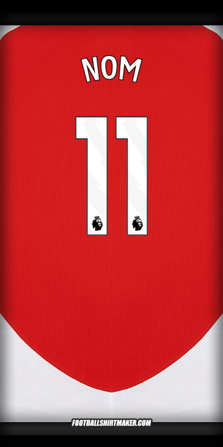 Maillot Arsenal 2024/2025 -  nom - 11