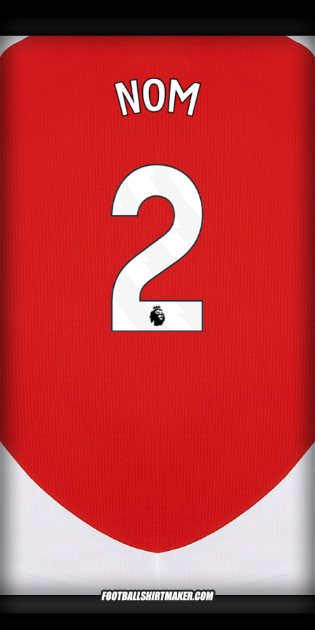 Maillot Arsenal 2024/2025 -  nom - 2