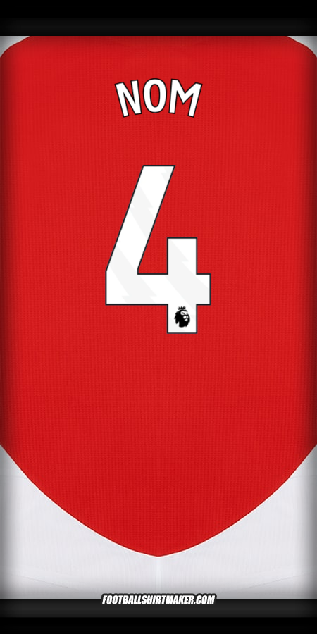 Maillot Arsenal 2024/2025 -  nom - 4