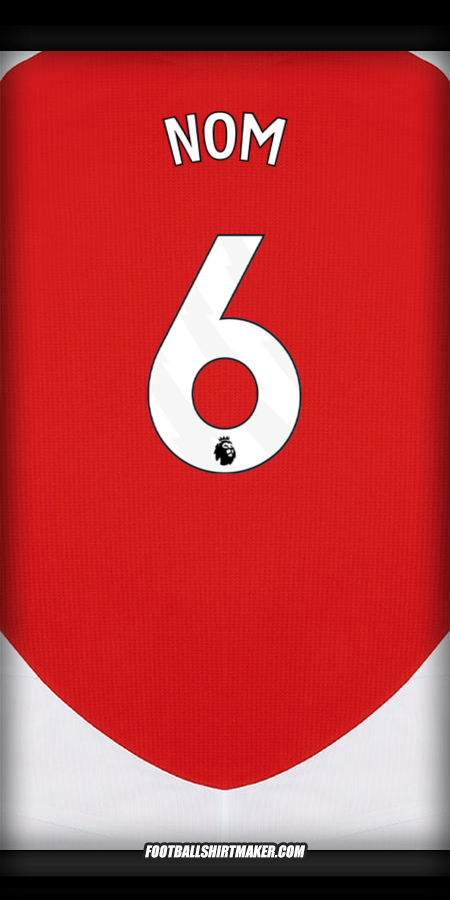 Maillot Arsenal 2024/2025 -  nom - 6