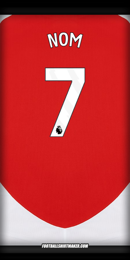 Maillot Arsenal 2024/2025 -  nom - 7