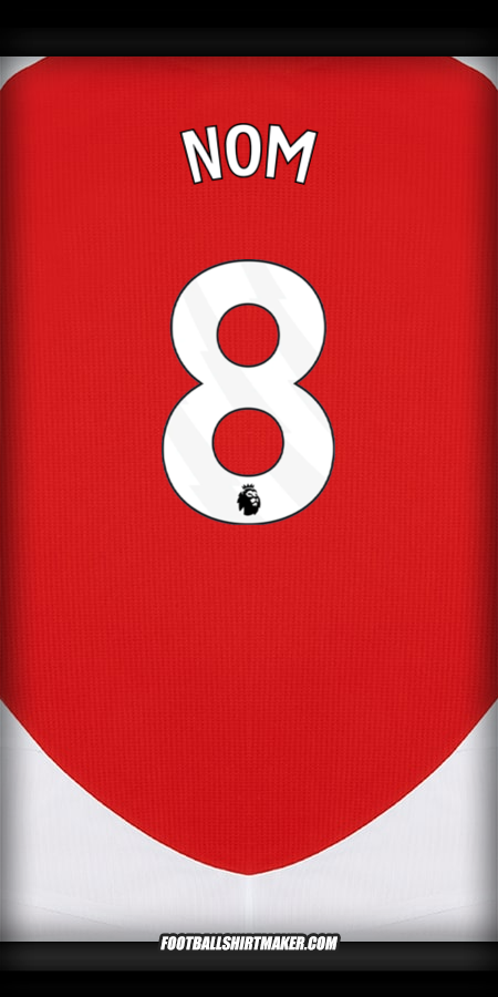Maillot Arsenal 2024/2025 -  nom - 8