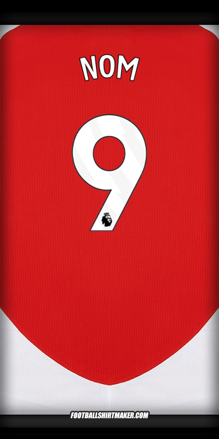 Maillot Arsenal 2024/2025 -  nom - 9