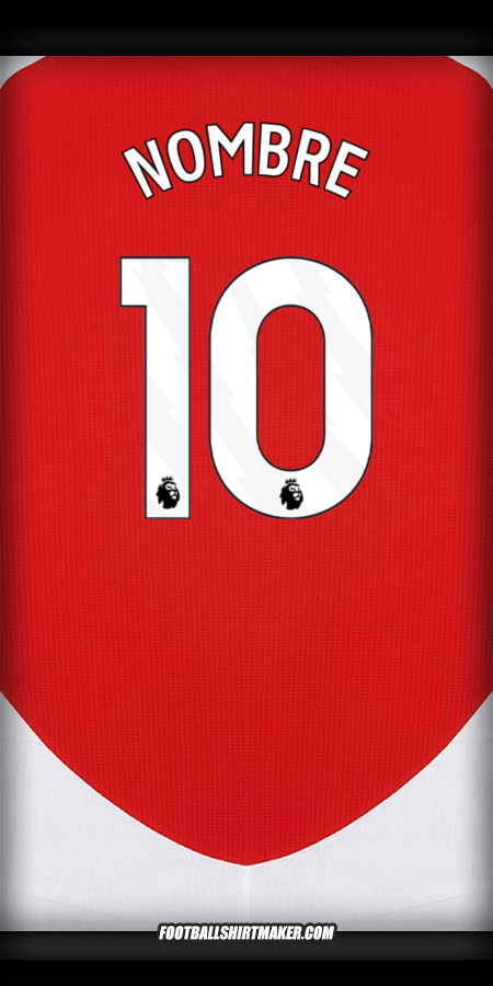 Jersey Arsenal 2024/2025 -  nombre - 10